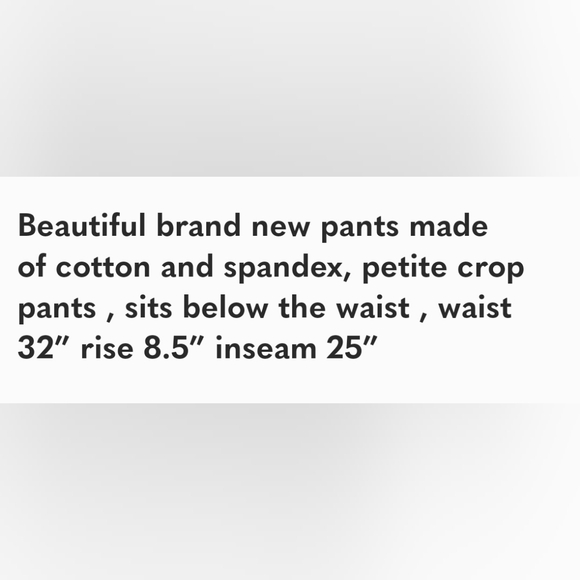 BANANA REPUBLIC HAMPTON FIT CROP PANT - Picture 7 of 7